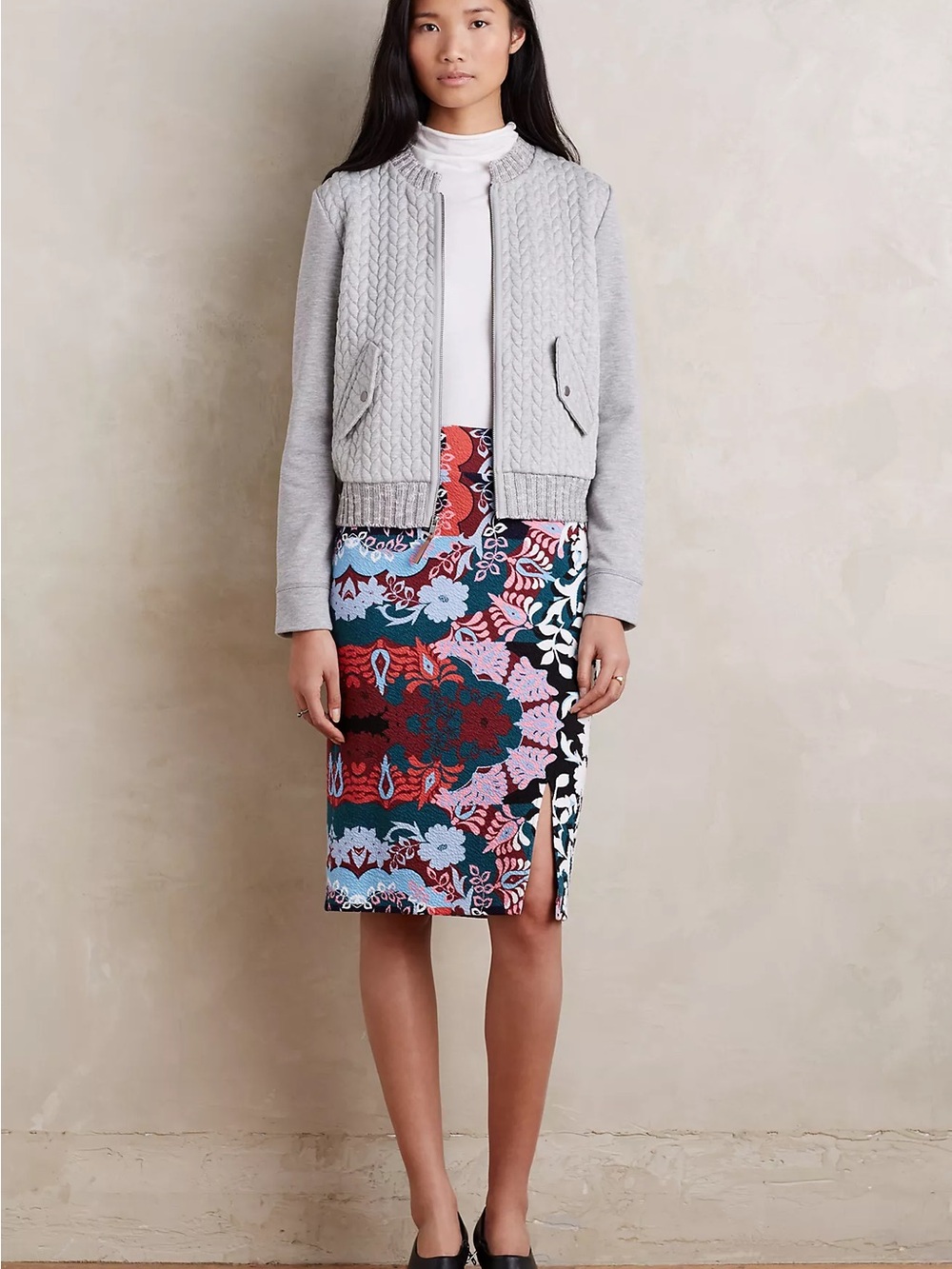 Anthropologie Maeve Tearoom Pencil Skirt